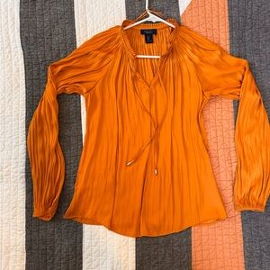 Rachel by Rachel Roy Silky Pleated Blouse